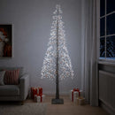 Starburst-juletræ Brun 240 cm Plastik 688 LED'er