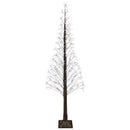 Starburst-juletræ Brun 240 cm Plastik 688 LED'er