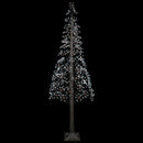 Starburst-juletræ Brun 240 cm Plastik 688 LED'er