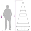 Metal juletræ KUOPIO 210 cm Metal Sort