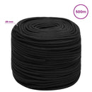 Multifunktionelt universaltov 8 mm 500 m Sort PP