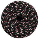 Multifunktionelt universaltov 8 mm 25 m Sort og rød PP