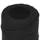 Multifunktionelt universaltov 2 mm 25 m Sort PP