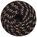 Multifunktionelt universaltov 12 mm 100 m Sort og rød PP