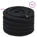 Multifunktionelt universaltov 60 mm 5 m Sort PP