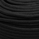Multifunktionelt universaltov 6 mm 25 m Sort PP