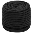 Multifunktionelt universaltov 16 mm 25 m Sort PP
