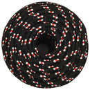 Multifunktionelt universaltov 16 mm 25 m Sort og rød PP