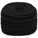 Multifunktionelt universaltov 25 mm 25 m Sort Polyester