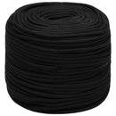Multifunktionelt universaltov 8 mm 50 m Sort Polyester