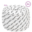 Multifunktionelt universaltov 12 mm 25 m Hvid Polyester