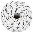Multifunktionelt universaltov 12 mm 25 m Hvid Polyester