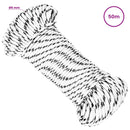 Multifunktionelt universaltov 5 mm 50 m Hvid Polyester