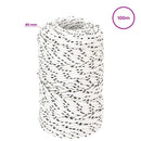 Multifunktionelt universaltov 2 mm 100 m Hvid Polyester