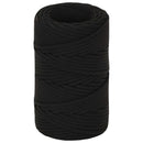 Multifunktionelt universaltov 2 mm 100 m Sort Polyester