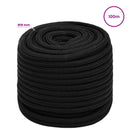 Multifunktionelt universaltov 18 mm 100 m Sort Polyester