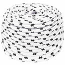 Multifunktionelt universaltov 6 mm 25 m Hvid Polyester
