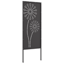 Have privatliv skærm Fretwork Sort 50 x 140 cm Koldvalset stål