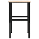 arbejdsbænk 100x60x(71,5-98) cm massivt egetræ rektangulær - xlshop.dk