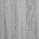 badeværelsesskab 80x33x60 cm konstrueret træ grå sonoma-eg - xlshop.dk