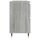 badeværelsesskab 80x33x60 cm konstrueret træ grå sonoma-eg - xlshop.dk