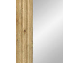 badeværelsesspejl 50x70x3 cm massivt mangotræ brun - xlshop.dk