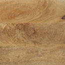 badeværelsesspejl 50x70x3 cm massivt mangotræ brun - xlshop.dk