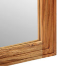 Badeværelsesspejl Brun 70 x 50 x 2,5 cm Glas og solid akacietræ - xlshop.dk