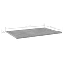boghylder 8 stk. 60x40x1,5 cm konstrueret træ betongrå - xlshop.dk