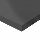 boghylder 8 stk. 80x20x1,5 cm konstrueret træ grå højglans - xlshop.dk