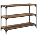 Bogskab Gammelt træ 100 x 33 x 70,5 cm Ingeniørt træ og jern - xlshop.dk