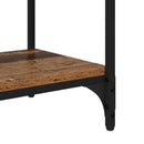 Bogskab Gammelt træ 100 x 33 x 70,5 cm Ingeniørt træ og jern - xlshop.dk