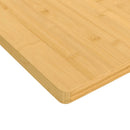 bordplade 90x90x2,5 cm bambus - xlshop.dk