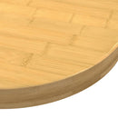 bordplade Ø70x4 cm bambus - xlshop.dk