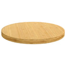 bordplade Ø70x4 cm bambus - xlshop.dk