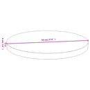 bordplade Ø70x4 cm bambus - xlshop.dk