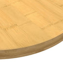 bordplade Ø80x2,5 cm bambus - xlshop.dk