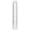 buede gabionkurve 3 stk. 200x30x180/200 cm galvaniseret jern - xlshop.dk