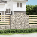 buet gabionkurv 200x30x180/200 cm galvaniseret jern - xlshop.dk
