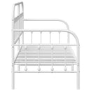 Dagsengramme Hvid 75 x 190 cm Pulverlakeret stål - xlshop.dk