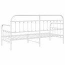 Dagsengramme Hvid 75 x 190 cm Pulverlakeret stål - xlshop.dk