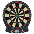 elektronisk dartskive med dartpile polypropylen sort - xlshop.dk