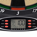 elektronisk dartskive med dartpile polypropylen sort - xlshop.dk