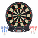 elektronisk dartskive med dartpile polypropylen sort - xlshop.dk