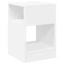 Endebord Hvid 30,5 x 30 x 45 cm Konstrueret træ - xlshop.dk