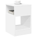 Endebord Hvid 30,5 x 30 x 45 cm Konstrueret træ - xlshop.dk