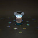 Flydende Sollys med LED-lysstrimler Hvid Ø 7,6 cm PC og ABS - xlshop.dk