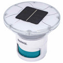 Flydende Sollys med LED-lysstrimler Hvid Ø 7,6 cm PC og ABS - xlshop.dk