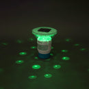 Flydende Sollys med LED-lysstrimler Hvid Ø 7,6 cm PC og ABS - xlshop.dk
