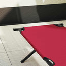 Foldende Camping Seng 2 pcs Rød 193 x 69 x 45 cm Oxford stof - xlshop.dk